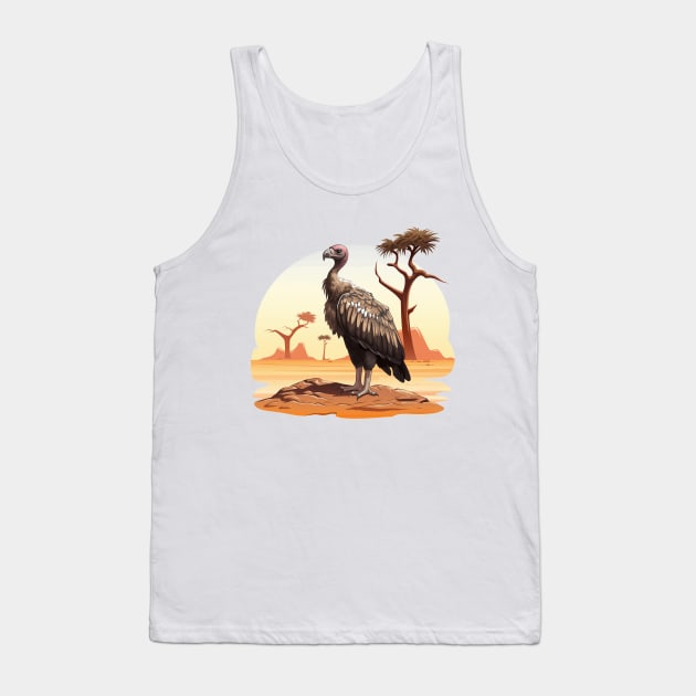 Vulture Bird Tank Top by zooleisurelife